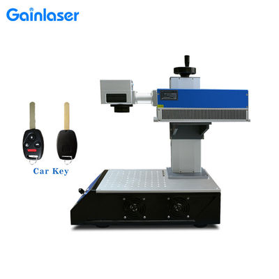 Portable DPSS UV Laser Machine 0.01mm Accuracy JCZ For Car Key Chain