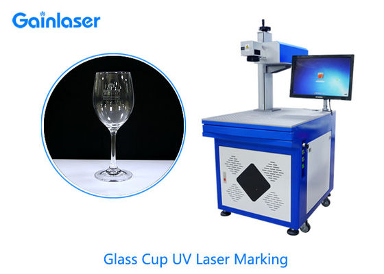 Large Laser Marking System 5 Watt 355nm UV Laser for Plastic , Glass , Metal , Ceramic