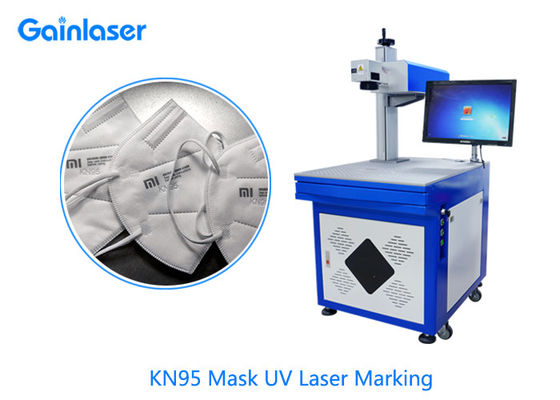Large Laser Marking System 5 Watt 355nm UV Laser for Plastic , Glass , Metal , Ceramic