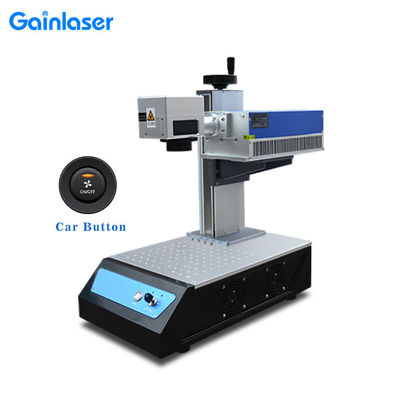 laser ultravioleta JCZ DPSS de la máquina de la codificación del laser del vidrio de 3W 5w 15ns para el botón de la llave del coche