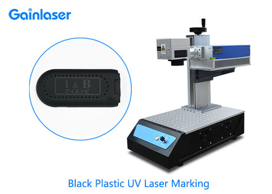 Máquina de la marca del laser de vidrio del escáner de Mini Size 3Watt 0.02m m