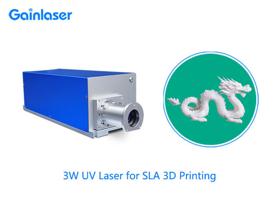 laser ULTRAVIOLETA de 355nm 3W para la impresión de la estereolitografía 3D
